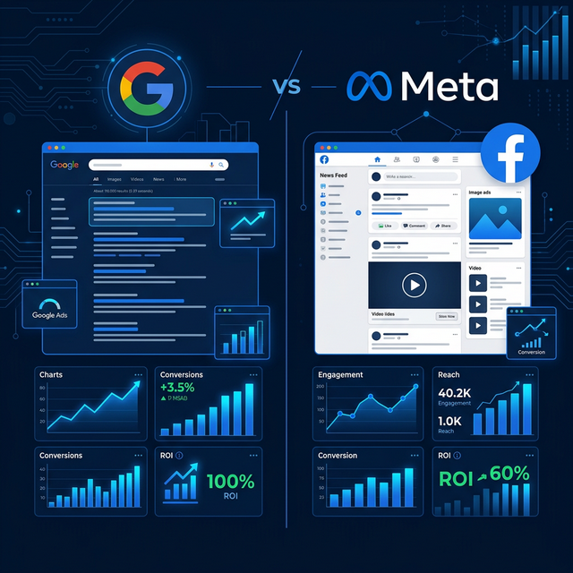 Google Ads vs Facebook Ads : Quel Canal Choisir au Maroc ?