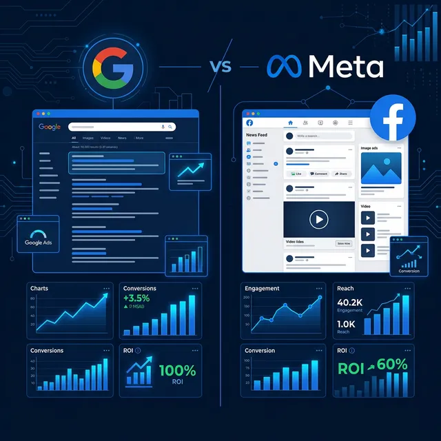 Google Ads vs Facebook Ads : quel canal choisir au Maroc ?
